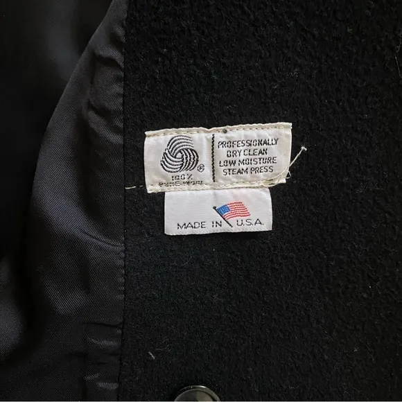 Vintage 80s Central Park Wool Trench Coat | Petite S | Made in USA