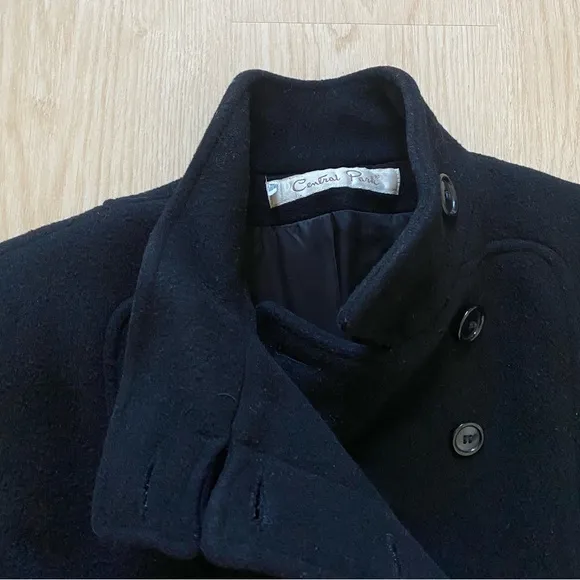 Vintage 80s Central Park Wool Trench Coat | Petite S | Made in USA