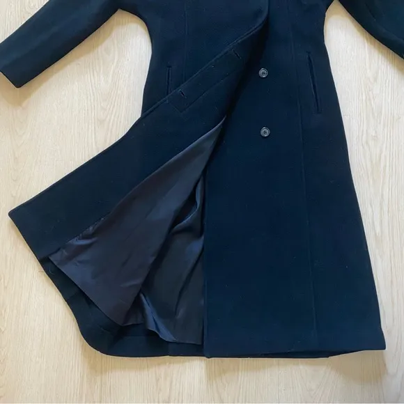Vintage 80s Central Park Wool Trench Coat | Petite S | Made in USA