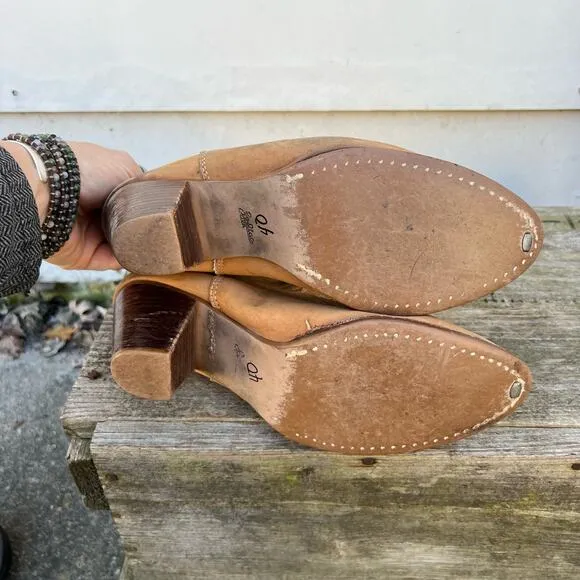 Vintage 80s Zodiac Tall Sueded Cowgirl Western Boots 9M
