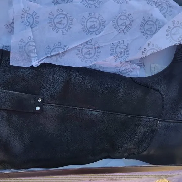 Vintage Foundry Co Aliza Tall Leather Black Boots