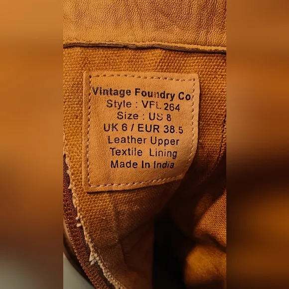 Vintage Foundry Co. Women's Regine Boot size US 8