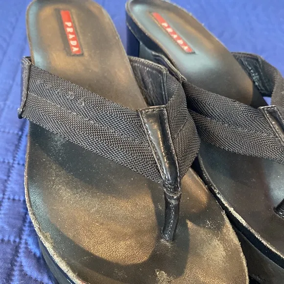 Vintage Prada platform sandals