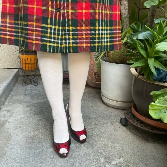 Vintage red/black Jimmy Choo heels