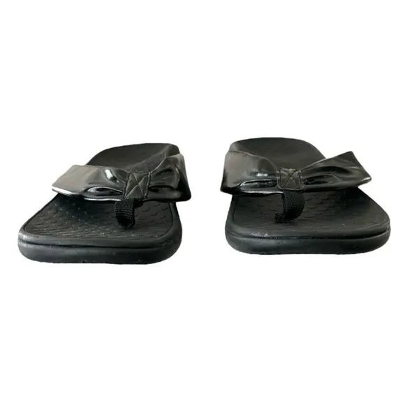 Vionic Melo Toe Post Sandals Black Women’s Size 12 Black Flip Flop Sandals