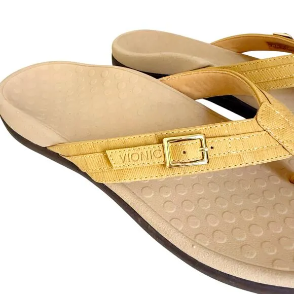 Vionic Tide Patty Embellished Slip On Thong Sandals Size 8