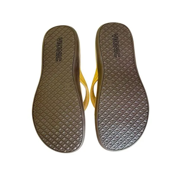 Vionic Tide Patty Embellished Slip On Thong Sandals Size 8