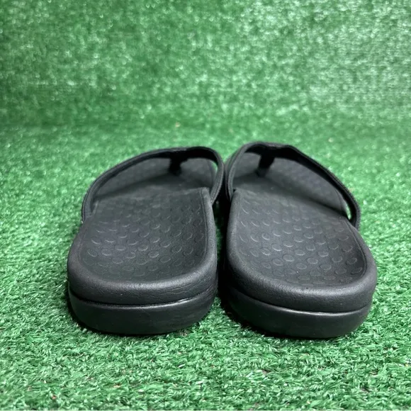 Vionic Tide Sandals Women's Size 9 Black Flip Flops - NEW