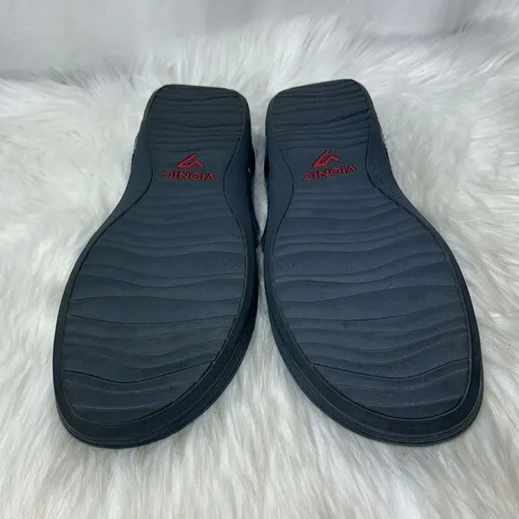 Vionic High Tide II Navy Thong Comfort Sandals Sz 10