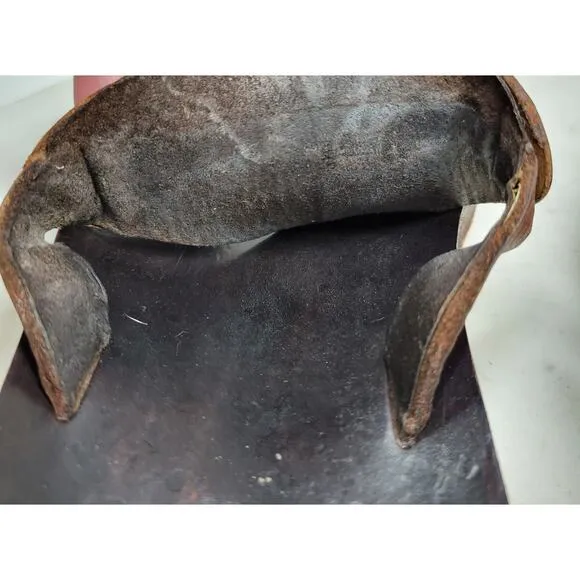 VTG Calleen Cordero Leather Flip Flops Womens 11 Brown Thong Sandals Boho