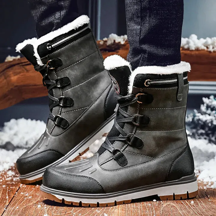 Weatherproof and insulated men's boots