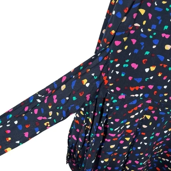 WHISTLES Multicolor Pearl Fiesta Print Dress