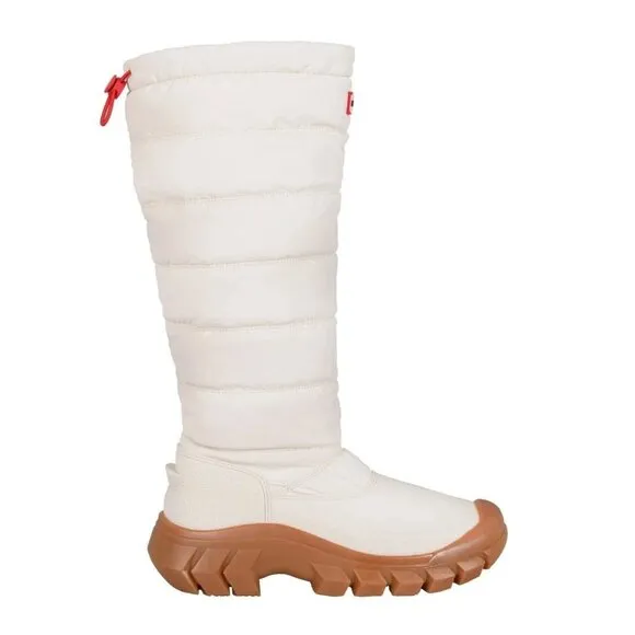White . Hunter Tall boots