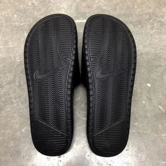 WMNS NIKE BENASSI SLIDES JUSTDO IT BLACKS ROSE GOLDS JDI