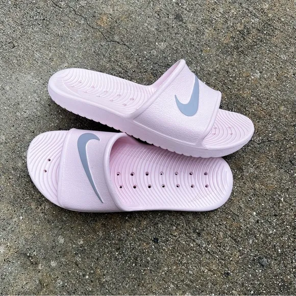 WMNS NIKE KAWA SHOWER SANDALSSWOOSH LIGHT BUBBLE GUM BABY PINKS WATER ROSE