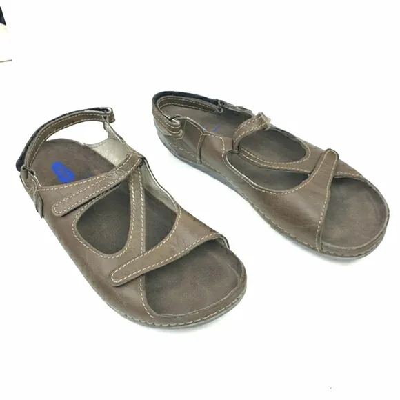 Wolky Leif slingback Sandals comfort  adjustable lightweight walking EU42