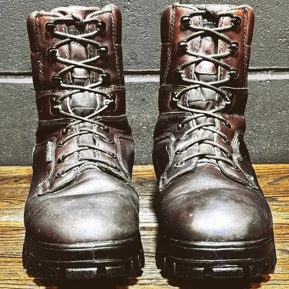 Wolverine 08244 Tall Brown Leather Logging Hunting Boots Men’s 9.5 USA