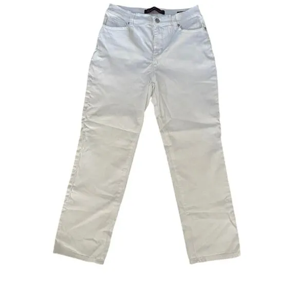 Women’s 6P Gloria Vanderbilt Amanda White Jeans Petite Straight