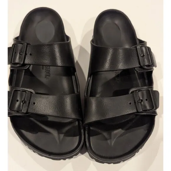 Womens Arizona Birkenstock Sandals Sz 43/11 Black Perfect New Never Worn