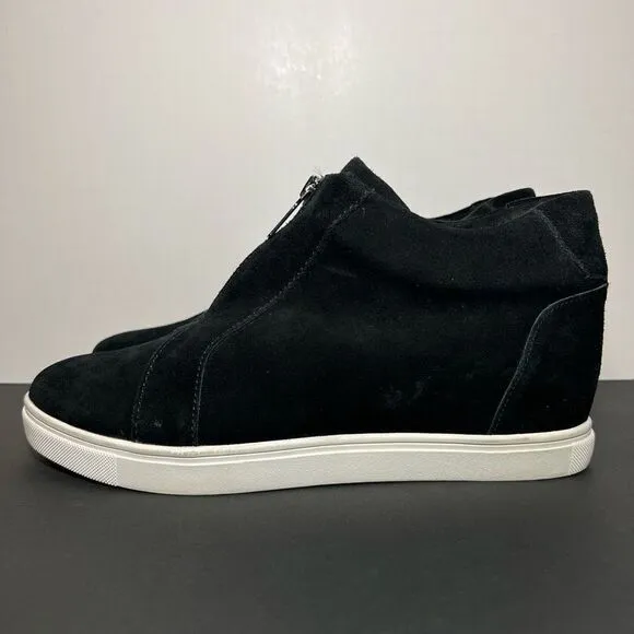 Womens BLONDO Glenda Black Suede Waterproof Zip Up Boots / Size 11 Medium