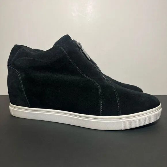 Womens BLONDO Glenda Black Suede Waterproof Zip Up Boots / Size 11 Medium