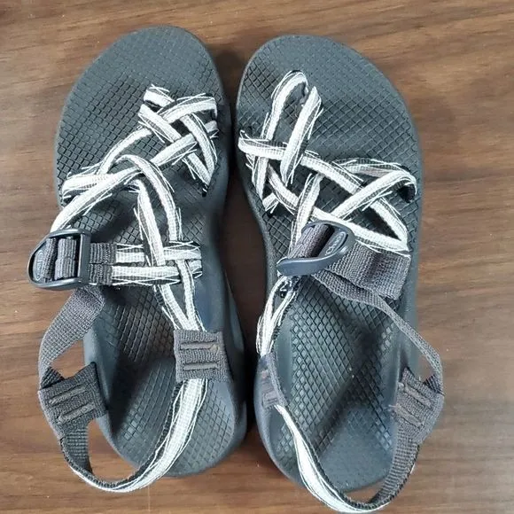 Women's Chaco ZX2 Apex Grey Sandals Size 6 Hiking Tubing‎ Rafting Beach Shore