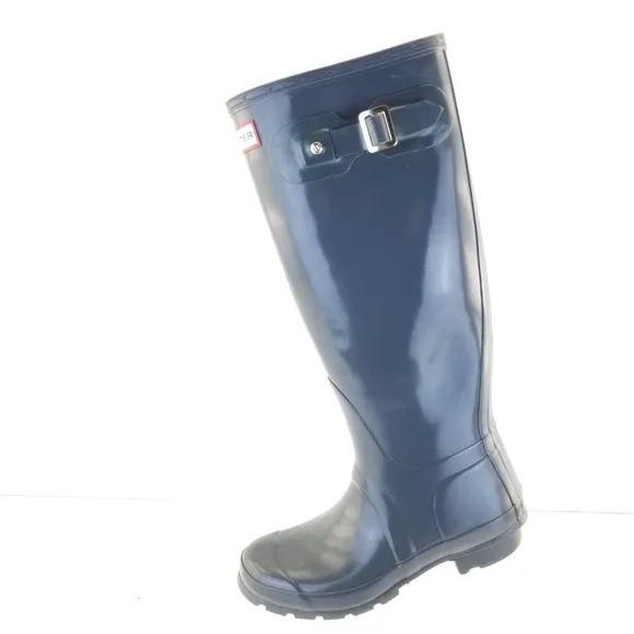 Women's HUNTER Boots Original Gloss Tall Gray W236