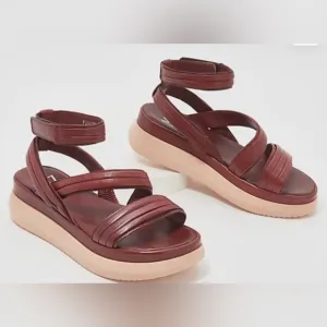 Women's Miz Mooz Asymmetrical Leather Sandals
