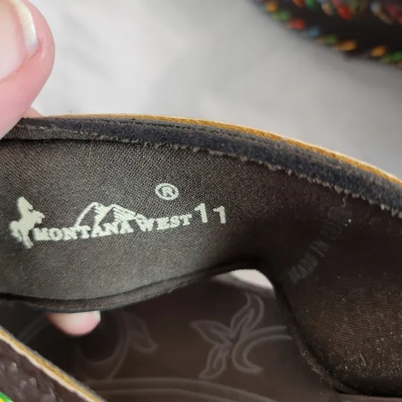 Women's Montana West Brown Platform Flip Flops Sandals Size 11