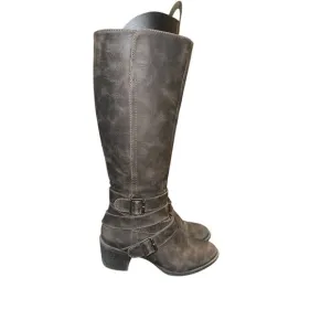 Women’s Ruff Hewn Taupe Riding Boots. Size 7