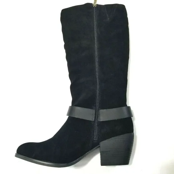 Women's Tegan Suede Tall Knee-High Boots Size 9M