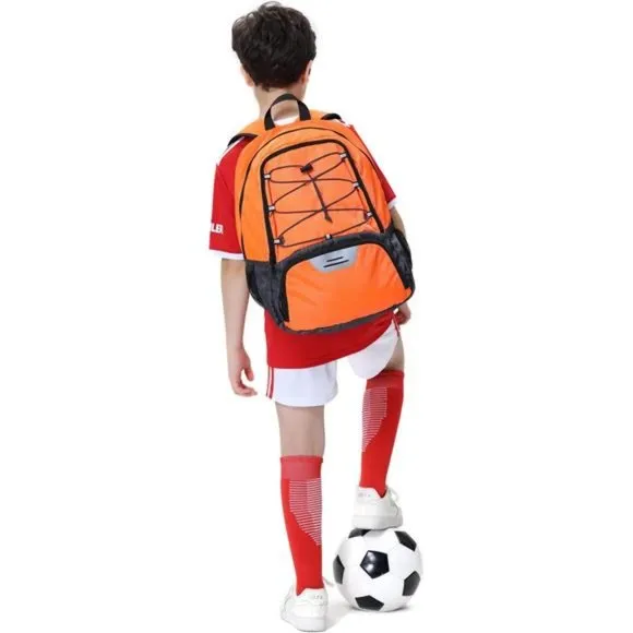 Youth Soccer Bag-Soccer Backpack &amp; &amp; Backpack with Ball Compartment