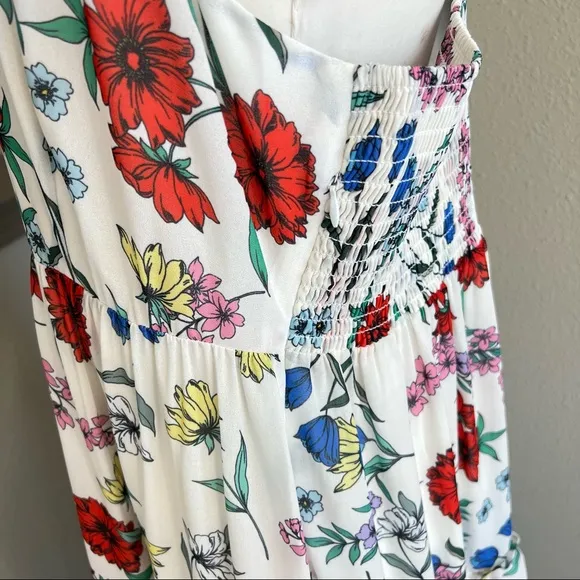 YUMI KIM ivory St. Martin floral tiered ruffle chiffon maxi