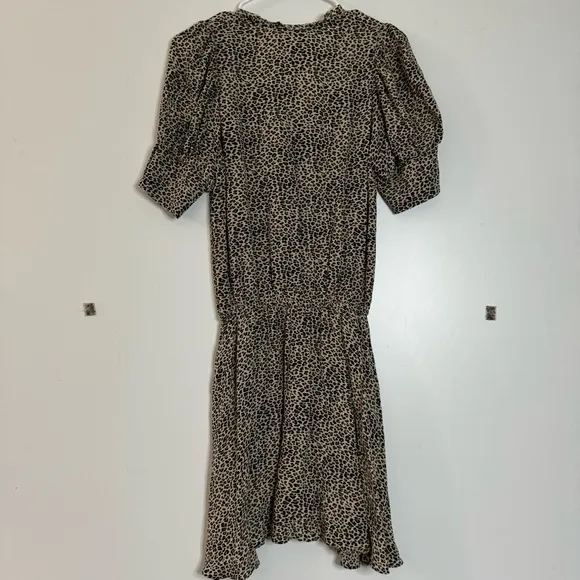 Zadig &amp; Voltaire Russel leopard print short sleeve dress