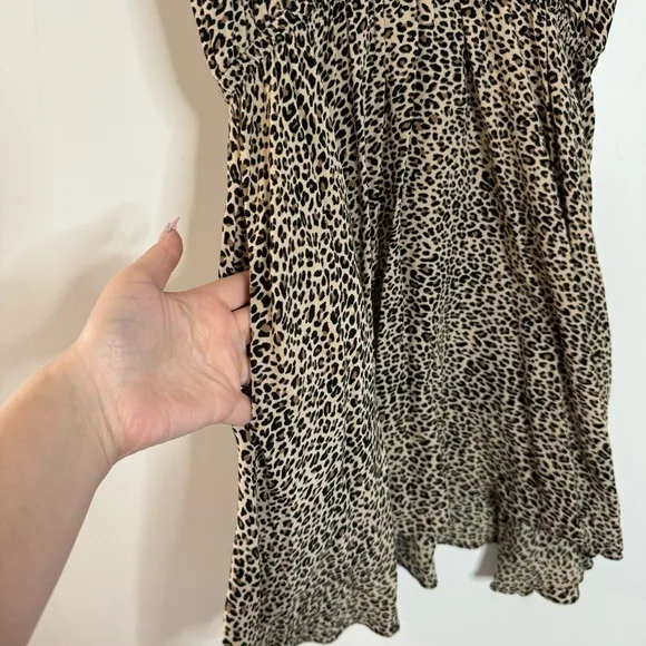 Zadig &amp; Voltaire Russel leopard print short sleeve dress