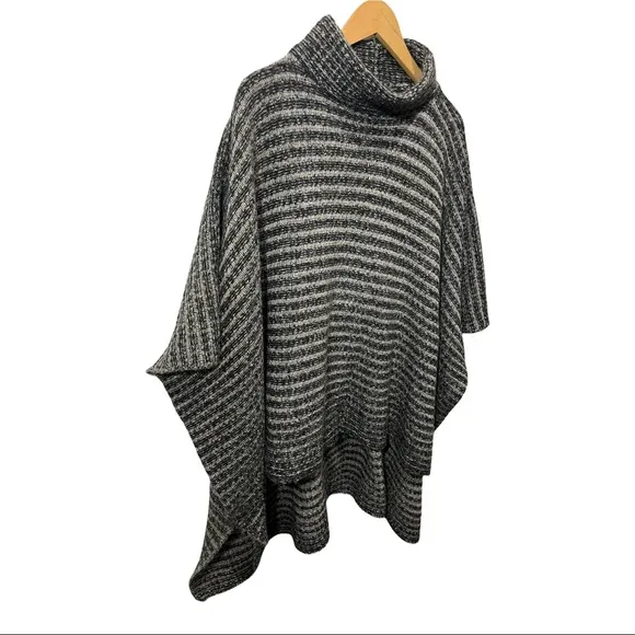 ZARA KNIT ITALIAN YARN WOOL ALPACA BLEND TURTLENECK OVERSIZED SWEATER