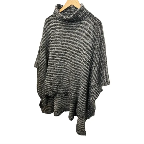 ZARA KNIT ITALIAN YARN WOOL ALPACA BLEND TURTLENECK OVERSIZED SWEATER