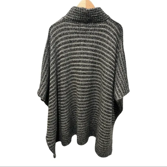 ZARA KNIT ITALIAN YARN WOOL ALPACA BLEND TURTLENECK OVERSIZED SWEATER