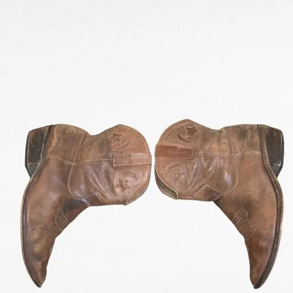 Zigi Soho Western Boots Brown Size 9.5
